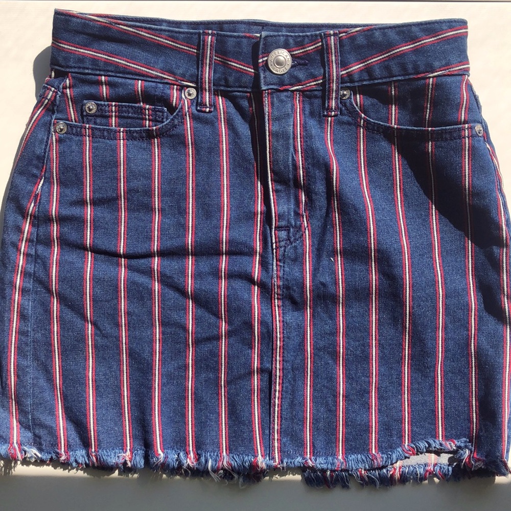American Eagle striped skirt